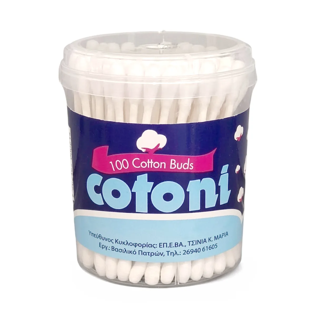 Cotoni Μπατονέτες σε κουτί 100τεμ.