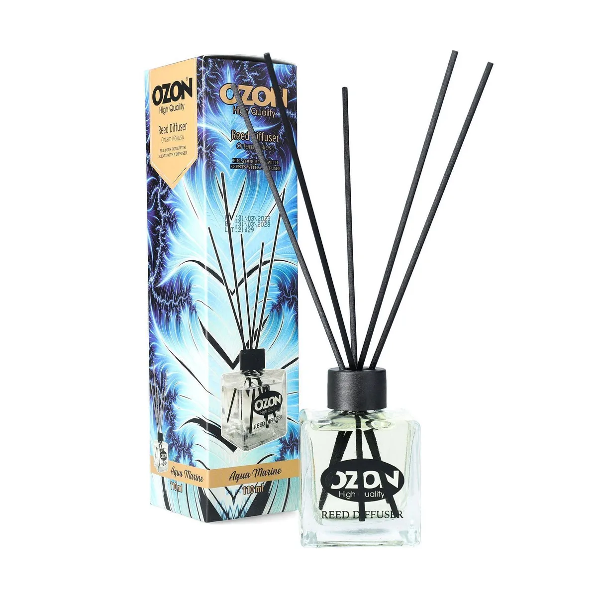 Ozon Αρωματικό Reed Diffuser Aqua Marine 110ml