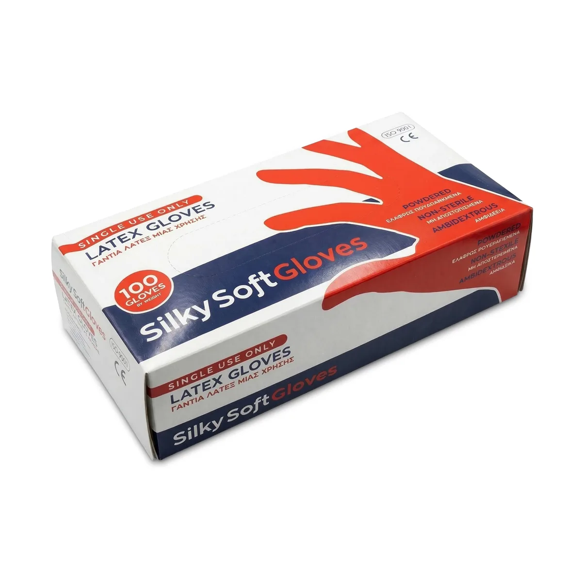 Silky Soft Γάντια Latex μίας Χρήσης XLarge 100τεμ.
