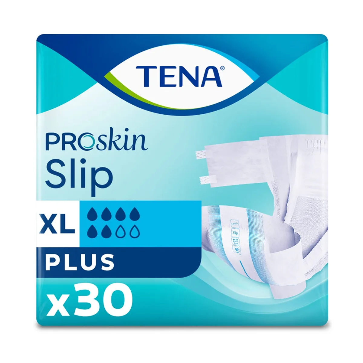 Tena Πάνα Ακράτειας Ενηλίκων Proskin Slip Plus XLarge 30τεμ.